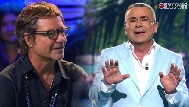 El padre de Miri y Jorge Javier Vázquez en el plató de Supervivientes 2024. (Mediaset)