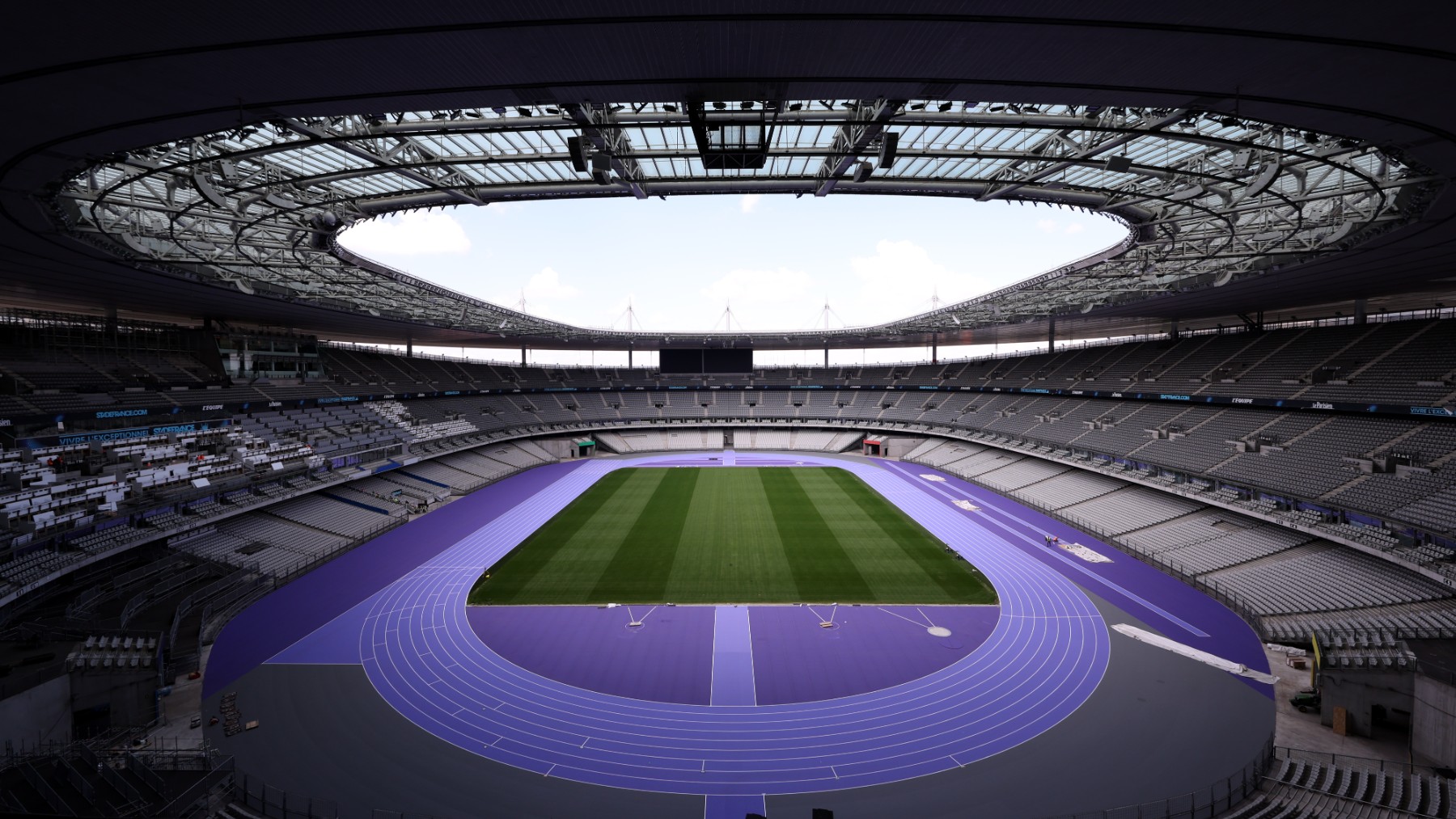 El Stade de France ya está preparado para los Juegos. (Getty)