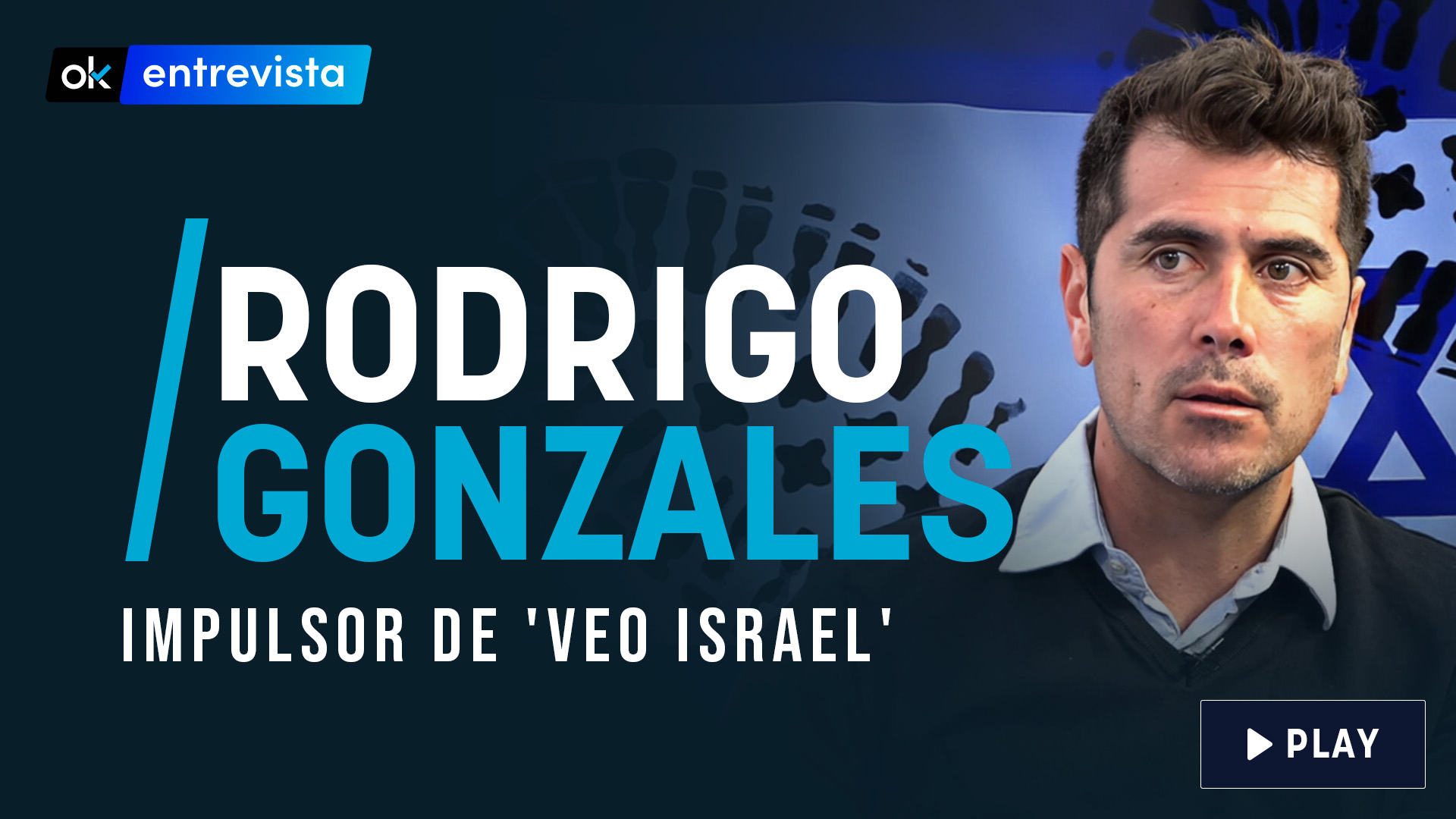 El impulsor de ‘Veo Israel’, Rodrigo Gonzales.