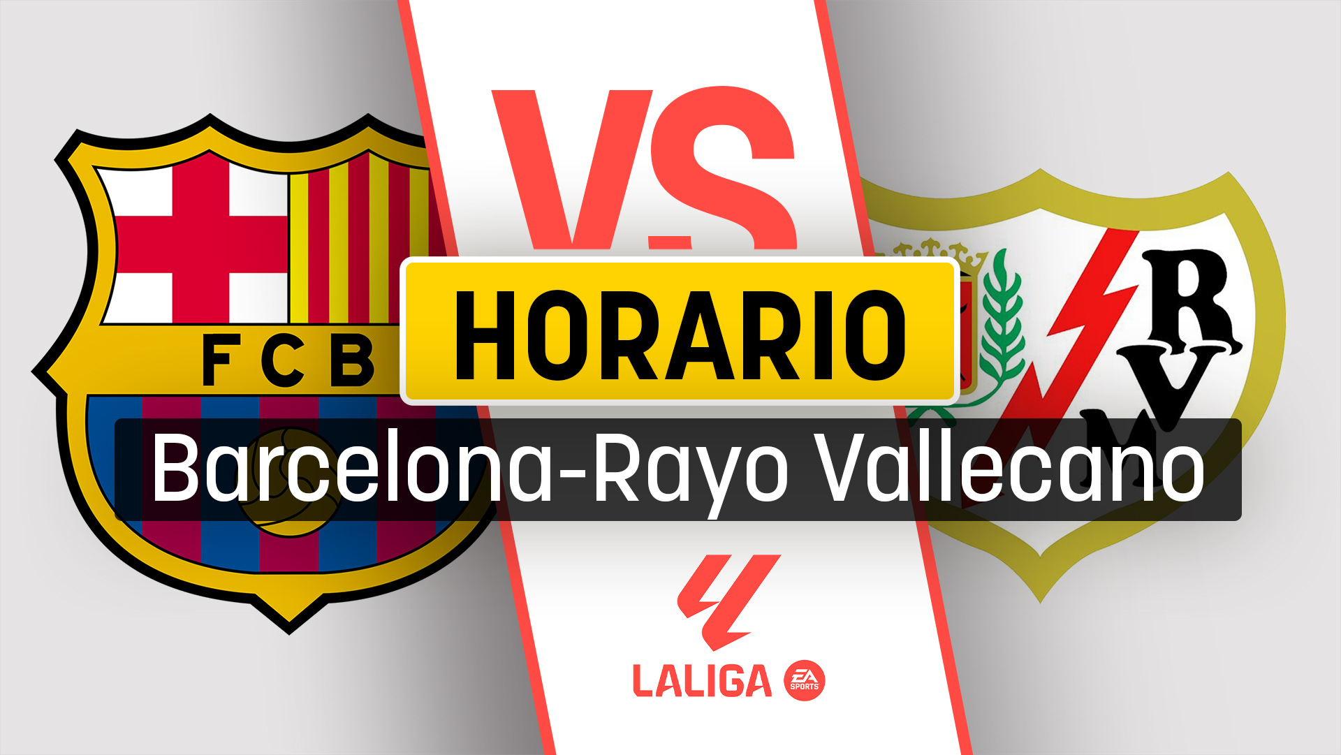 Barcelona – Rayo Vallecano: horario, dónde ver en directo y hora del partido de la Liga.
