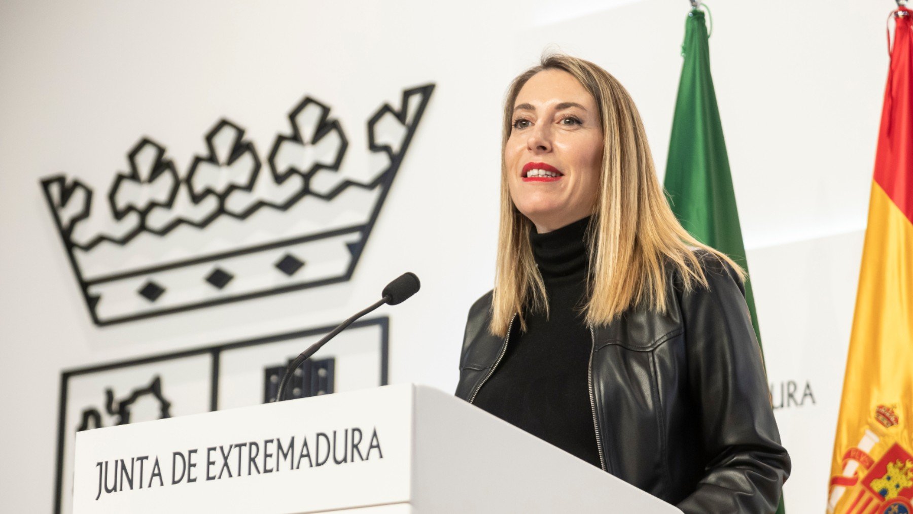 María Guardiola, presidenta de la Junta de Extremadura. (Foto: Ep)