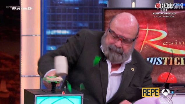 Antonio Resines sufre un golpe en El Hormiguero: 