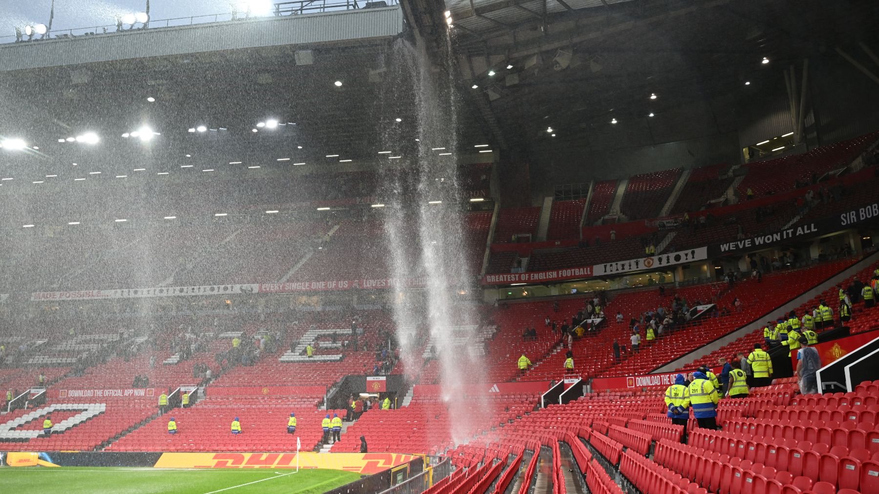 El estado actual de Old Trafford, estadio del United. (Getty)