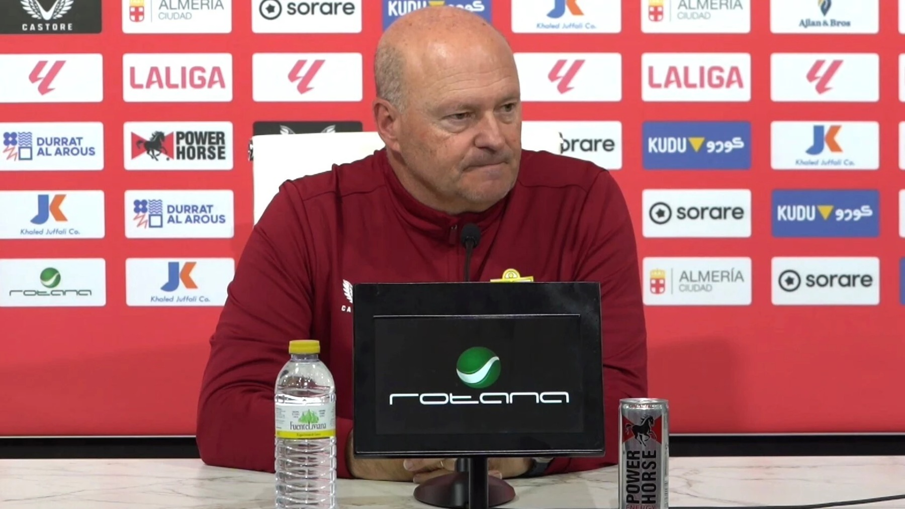 Pepe Mel, en la rueda de prensa.