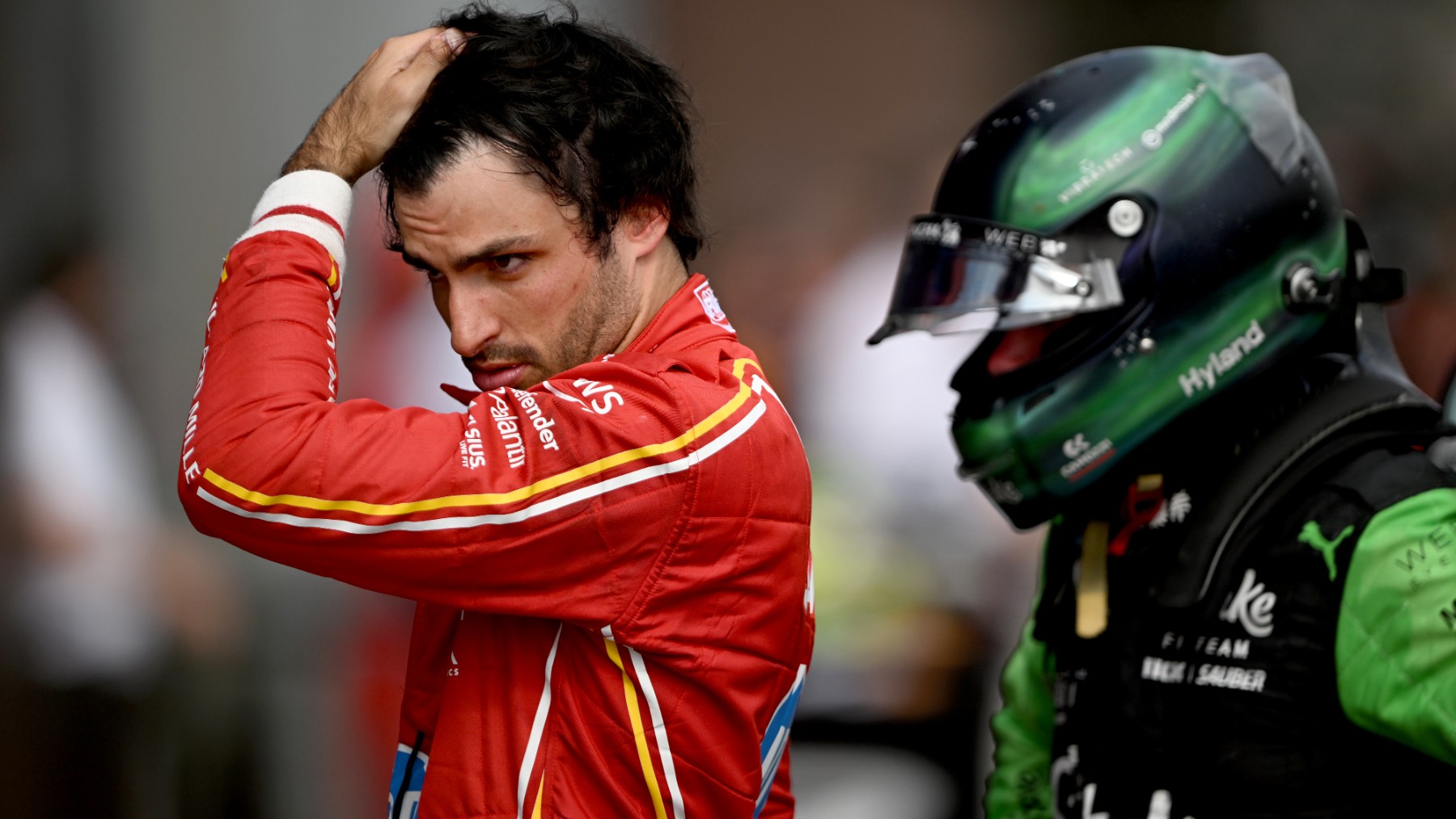 Carlos Sainz quedó quinto en Imola. (Getty)