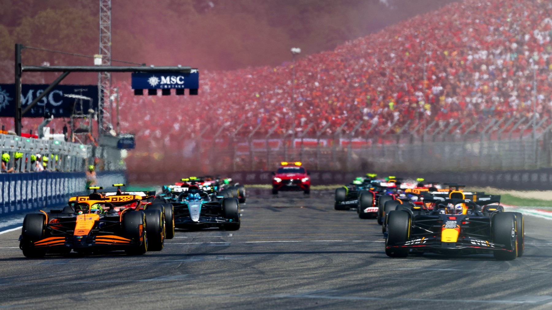 El Mundial de F1 celebró en Imola su séptima carrera del Mundial. (Getty)