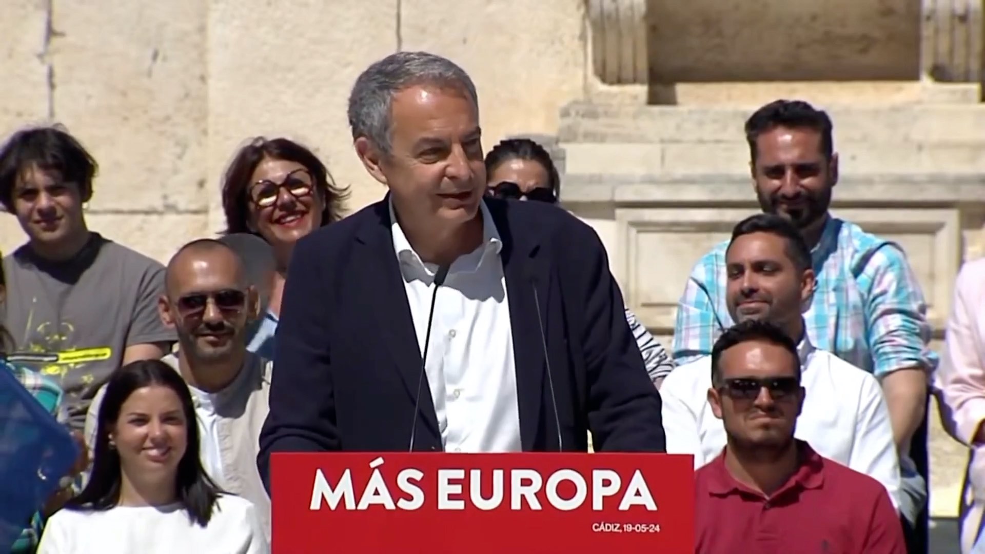 José Luis Rodríguez Zapatero en Cádiz.