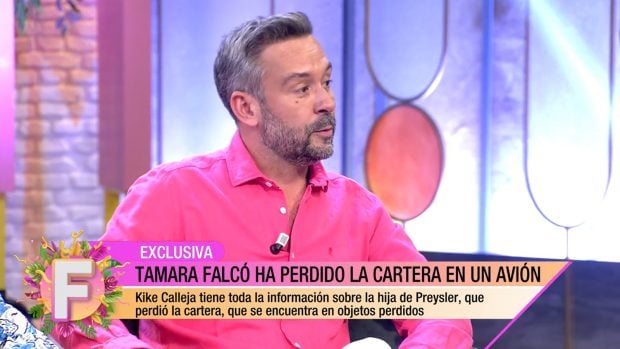 Kike Calleja desvela que Tamara Falcó ha perdido su cartera con su documentación personal. (Mediaset).