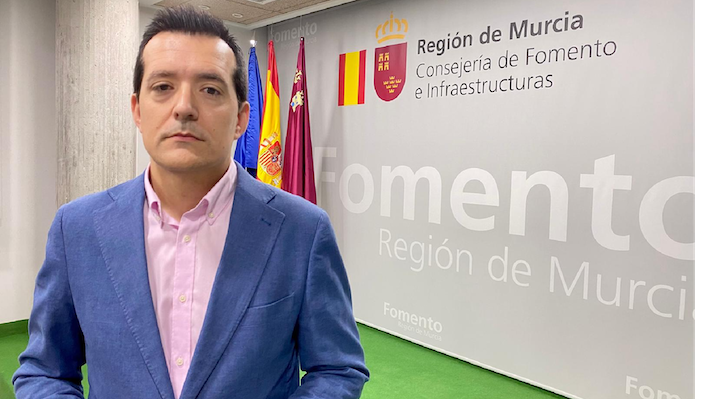 El consejero de Fomento de la Región de Murcia José Manuel Pancorbo.