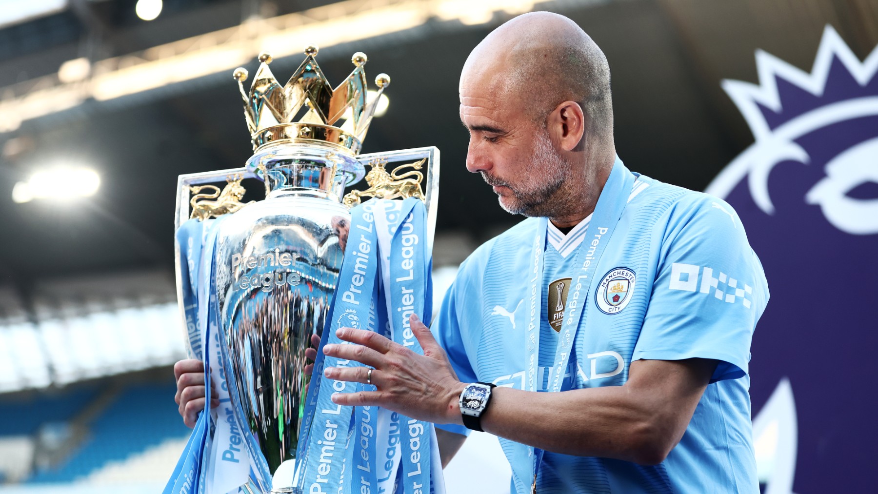 Guardiola ganó otra Premier League. (Getty)