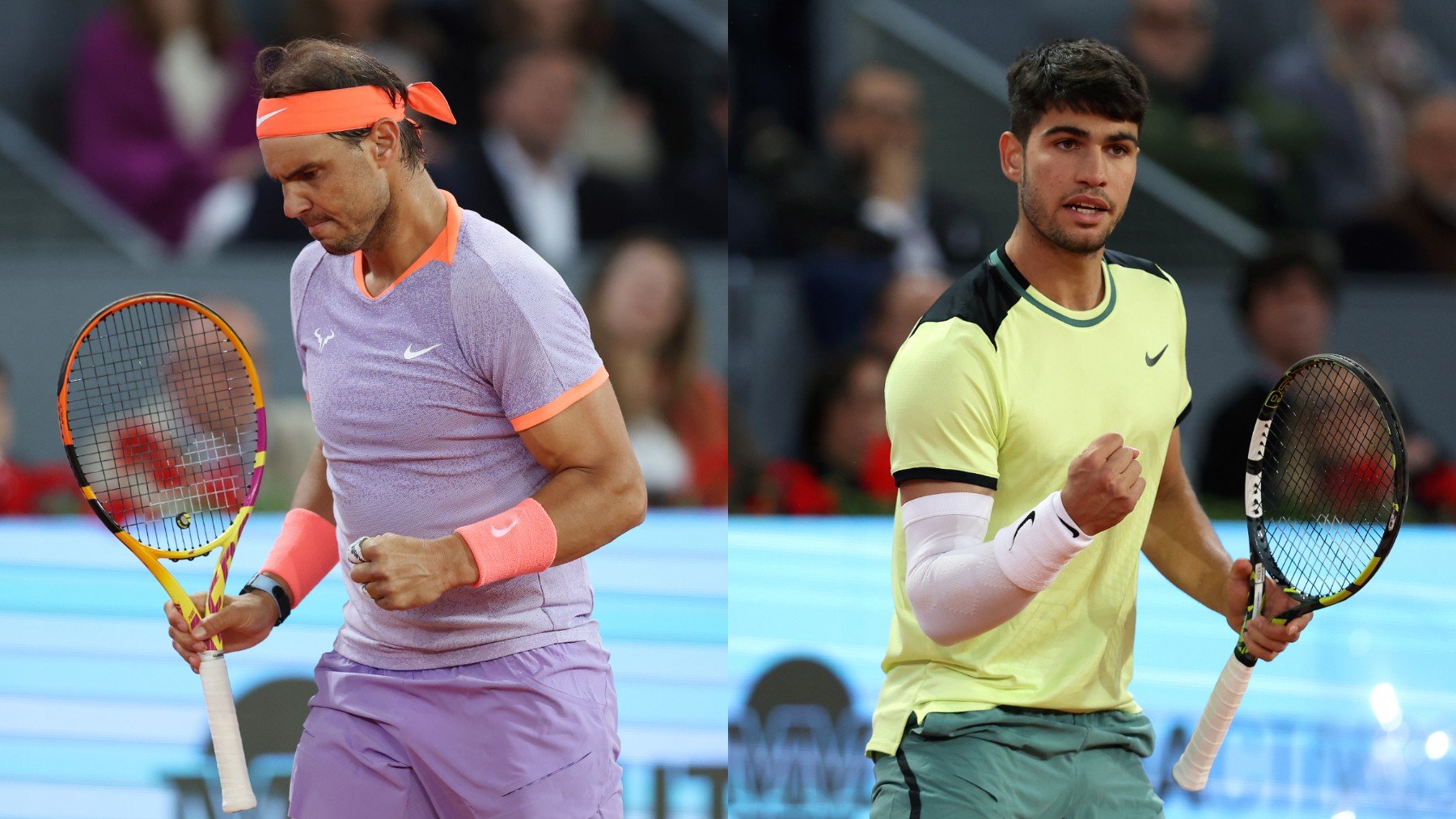 Rafa Nadal y Carlos Alcaraz ya conocen su cuadro y rivales en Roland Garros. (Foto: Getty)