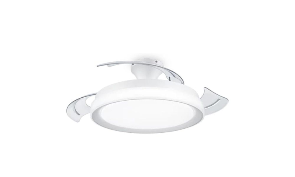 Ventilador de techo Philips Bliss con luz LED y aspas retráctiles