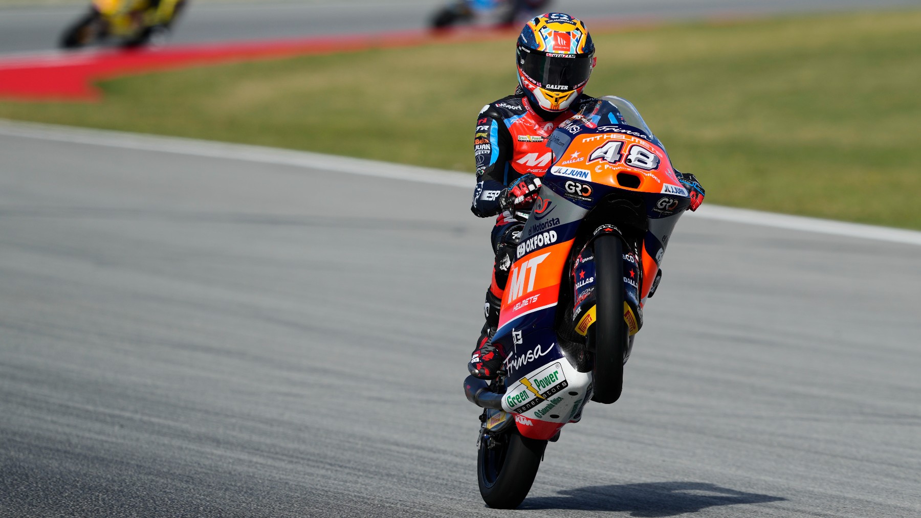 Iván Ortolá, durante el GP de Cataluña de MotoGP. (EFE)