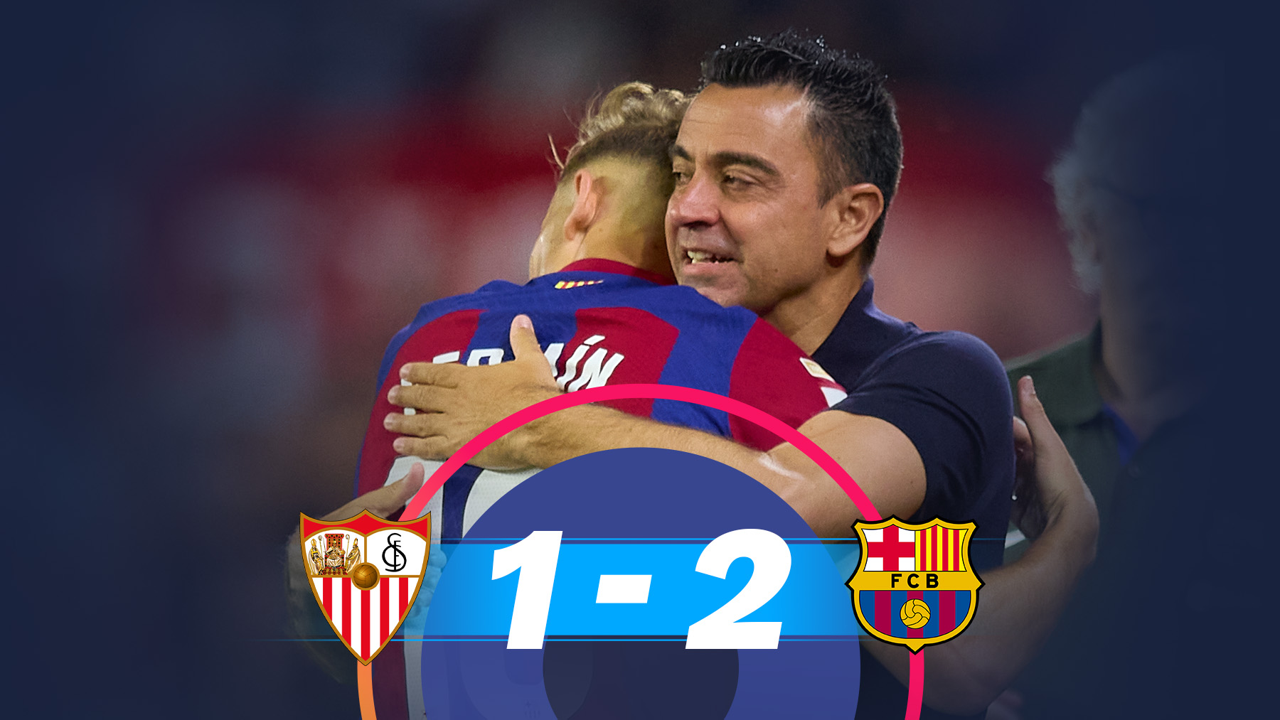 Xavi se despide del Barça con victoria.