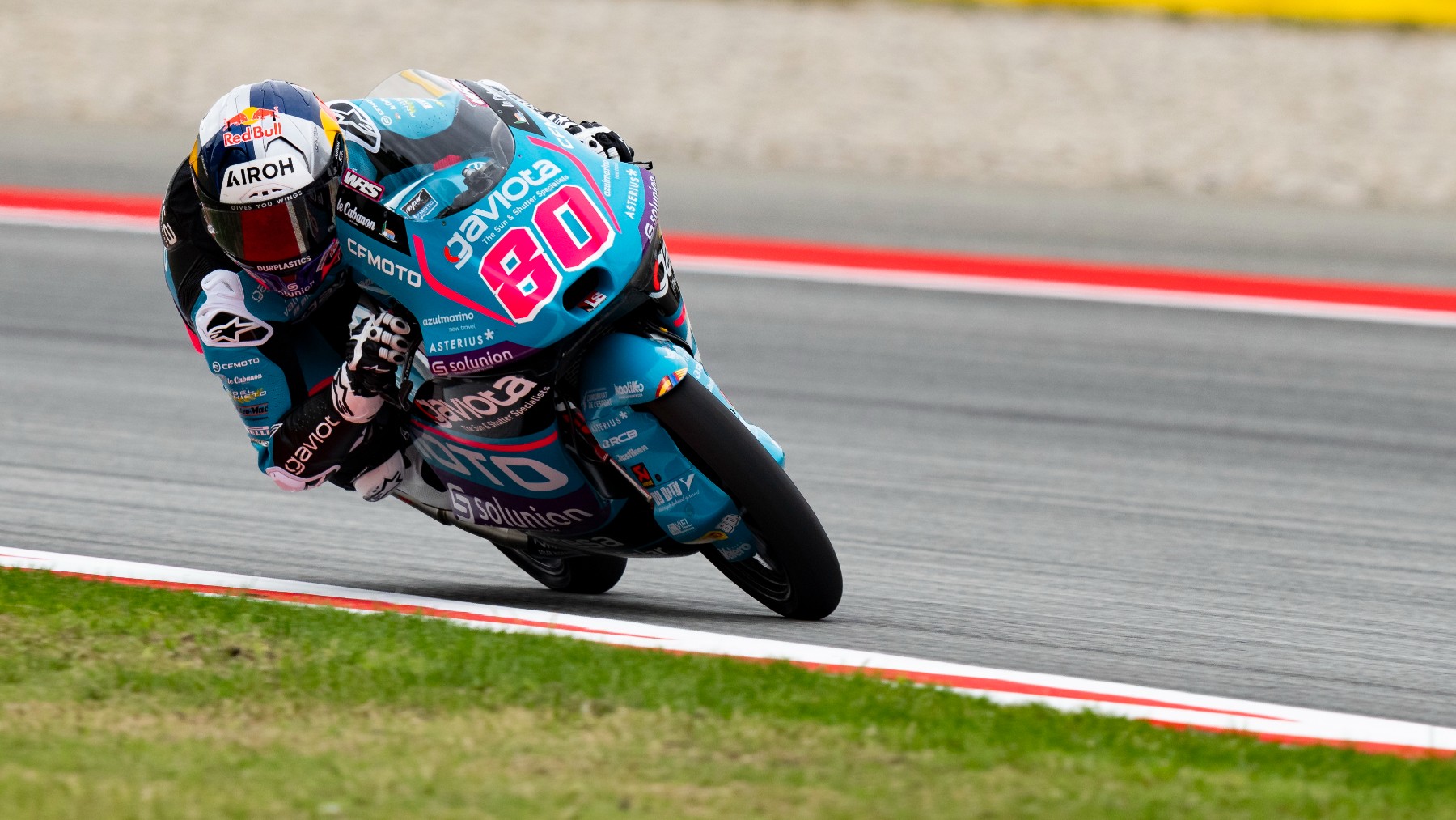 David Alonso, durante el GP de Cataluña de MotoGP. (EFE)