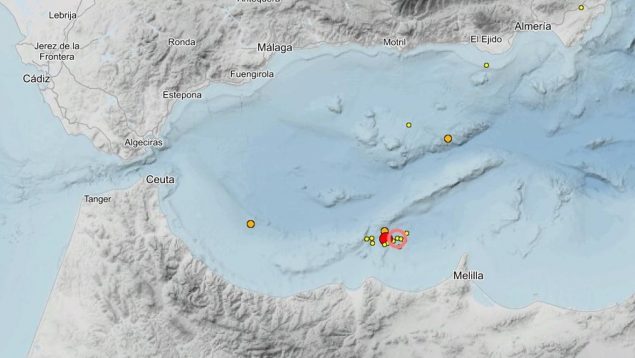 El terremoto y sus réplicas en las costas de Melilla.