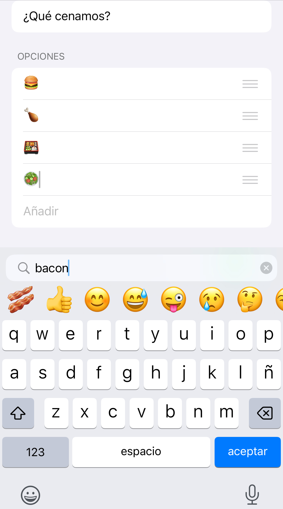 Cómo poner emojis en tus encuestas de WhatsApp