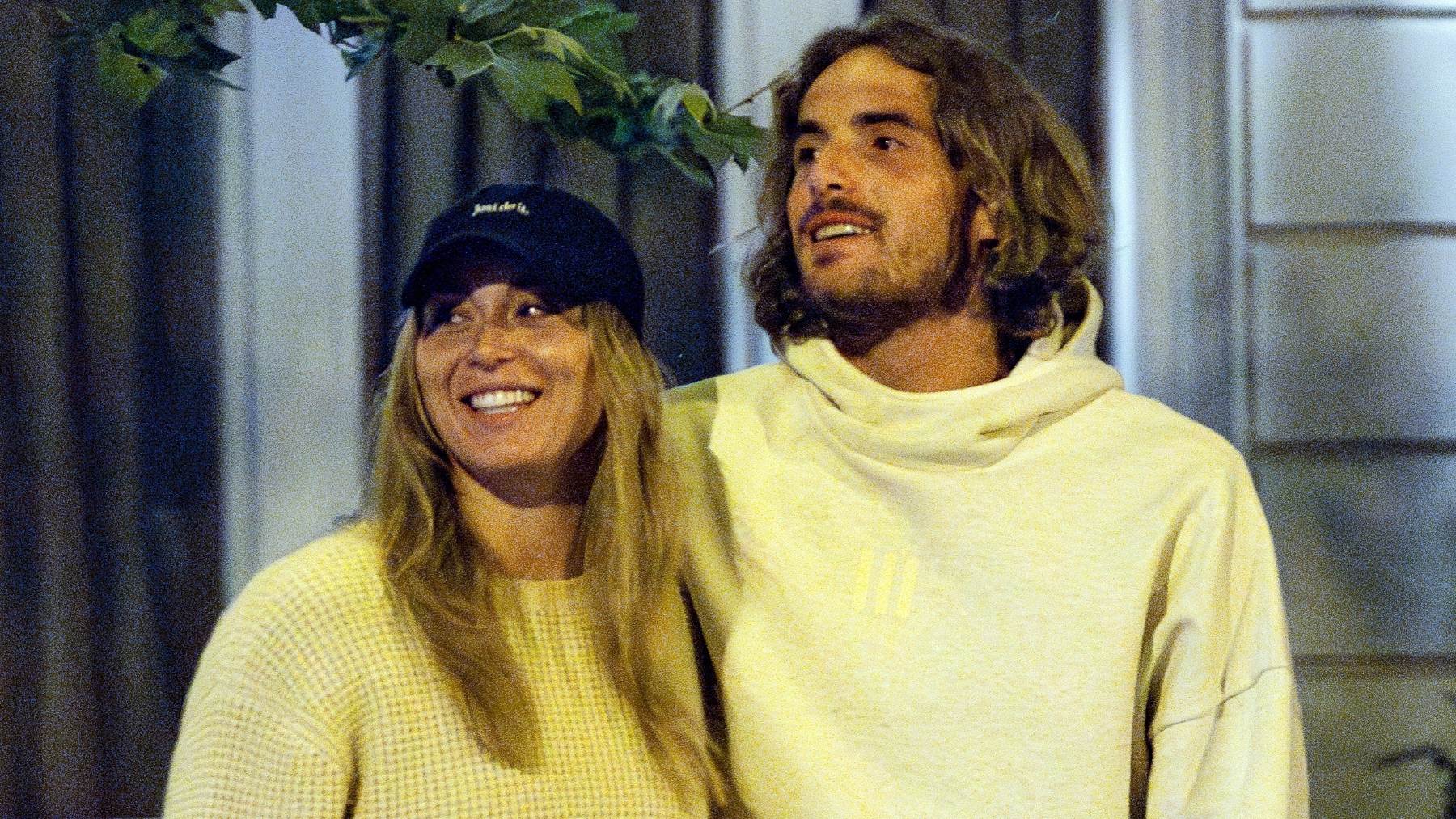 Paula Badosa y Stefanos Tsitsipas, en una escapada en Madrid. (Foto: Europa Press)