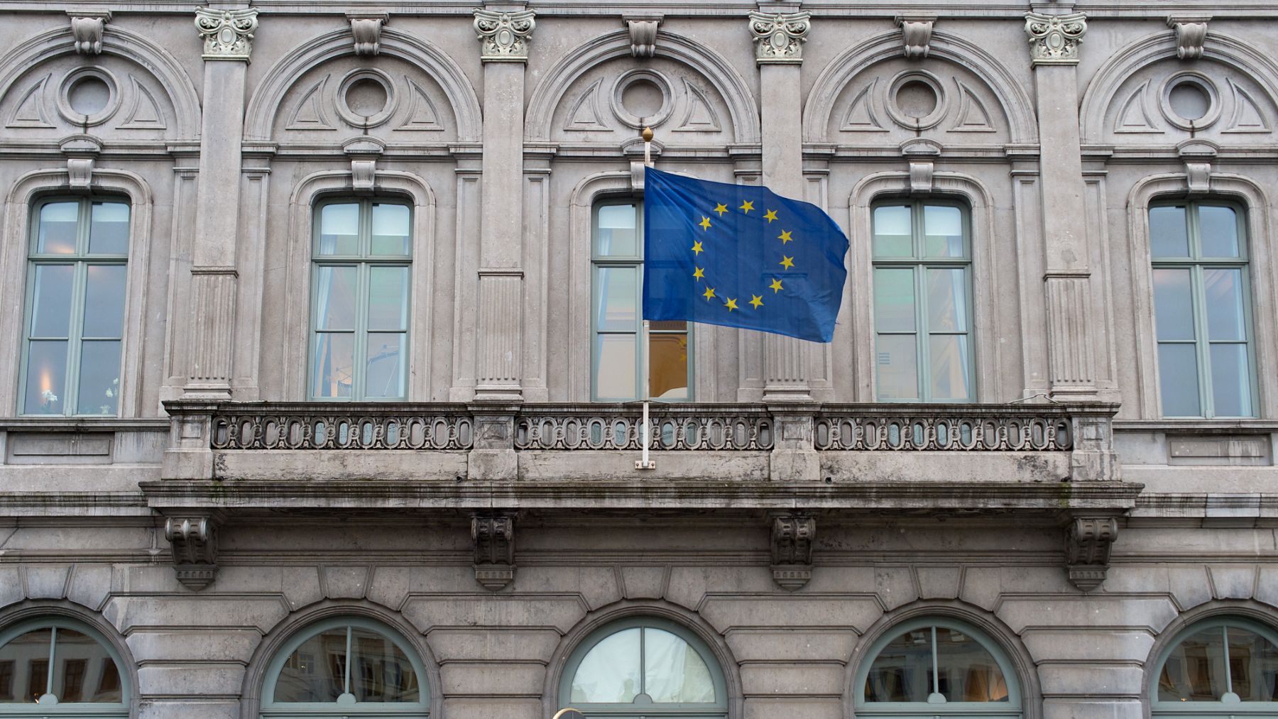Una bandera de la Unión Europea en Bélgica. (Imagen: Getty)