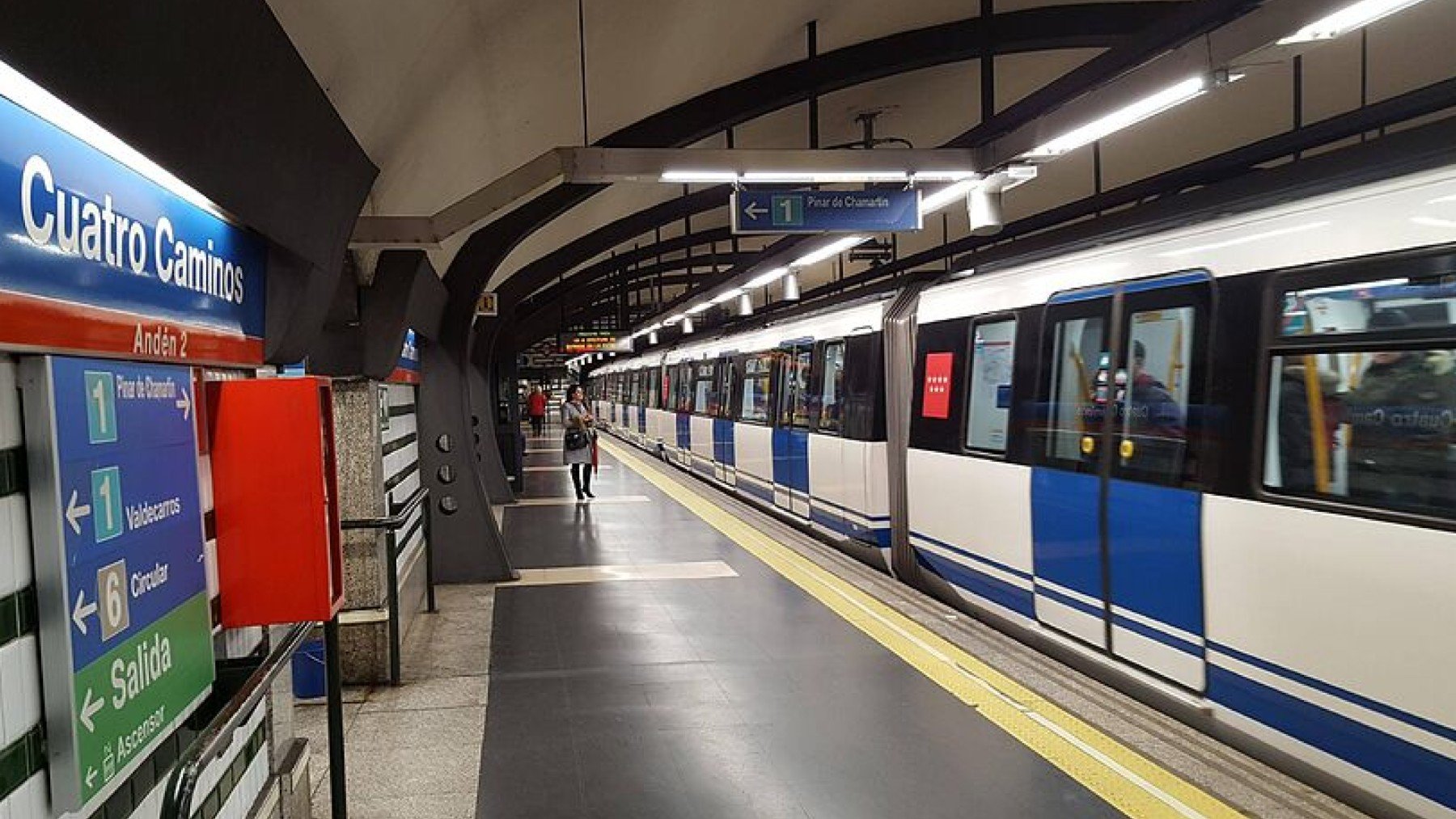 Una estación de Metro de Madrid.