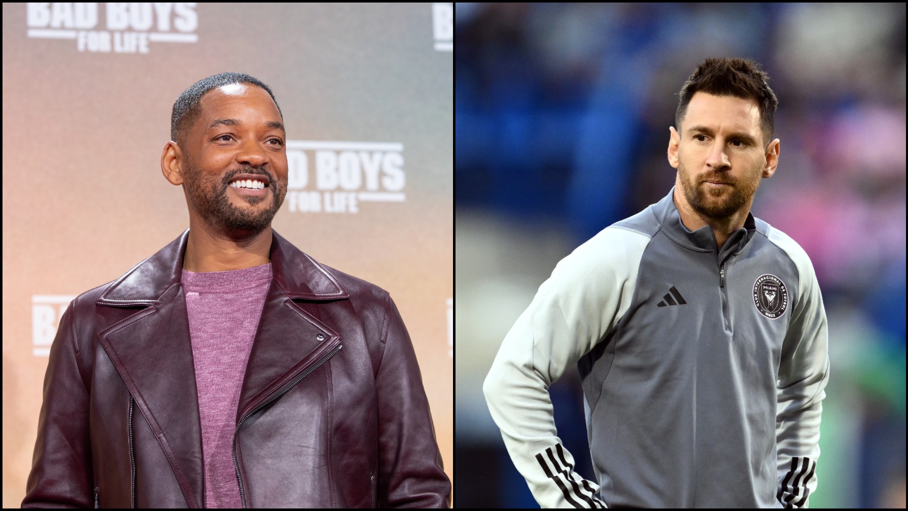 Leo Messi y Will Smith.