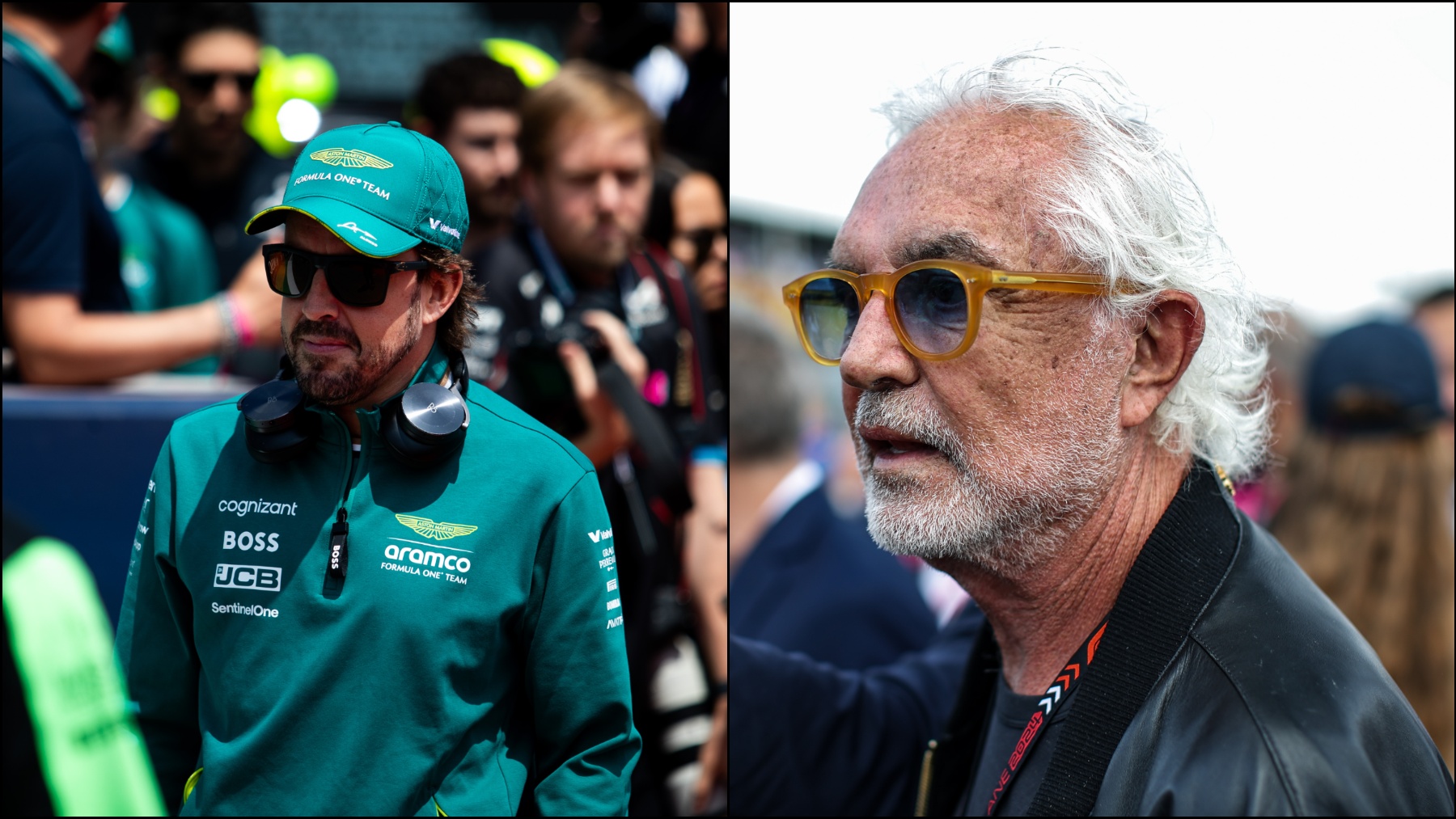 Fernando Alonso y Flavio Briatore. (Europa Press)