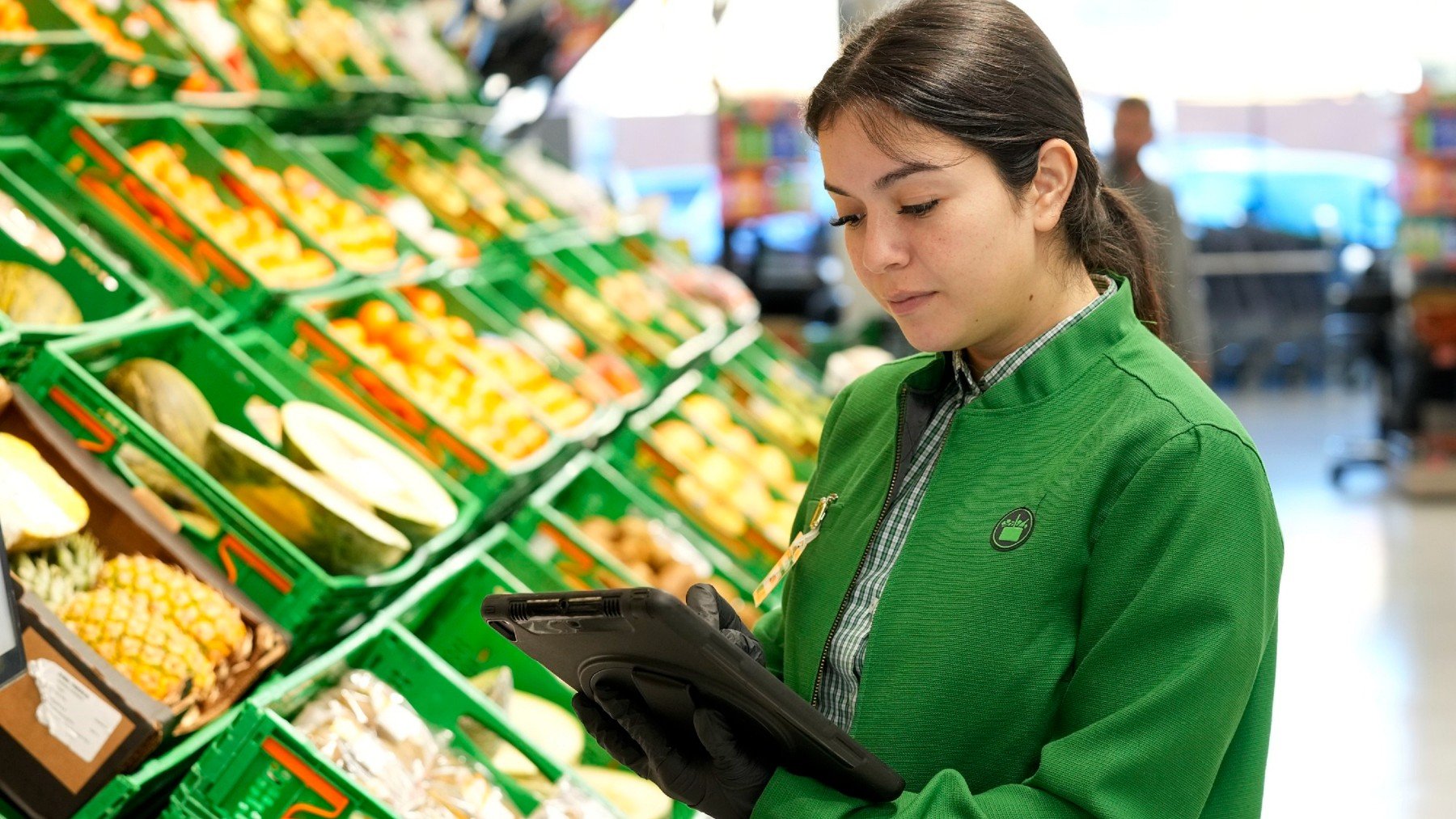 Una trabajadora del Mercadona. (EP)