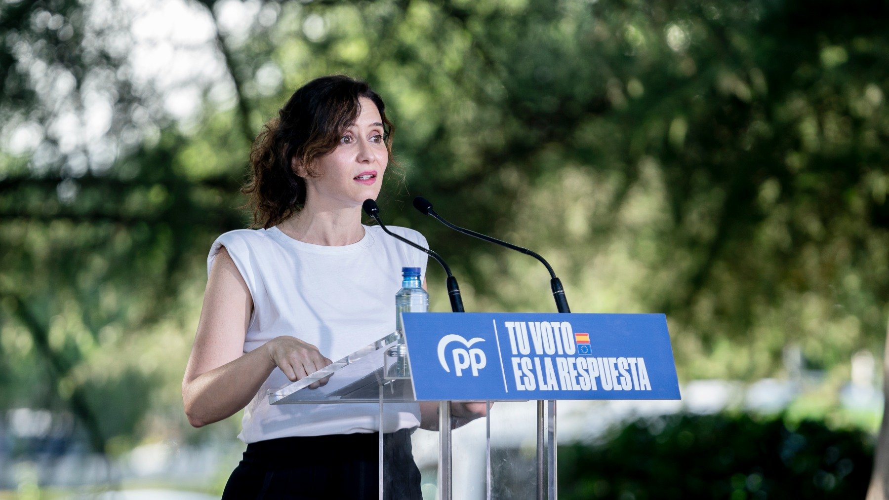 La presidenta de la Comunidad de Madrid, Isabel Díaz Ayuso. (Foto: EP)