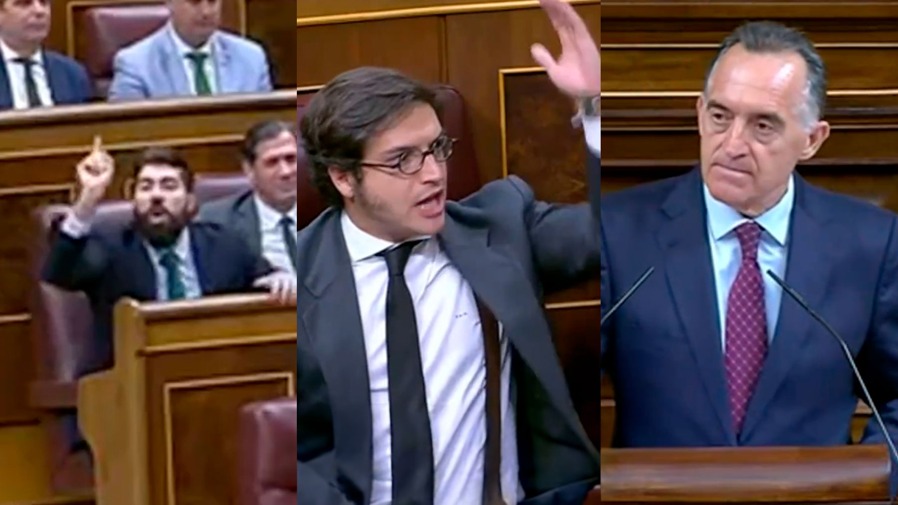 Bronca entre Vox y PSOE en el Congreso de los Diputados