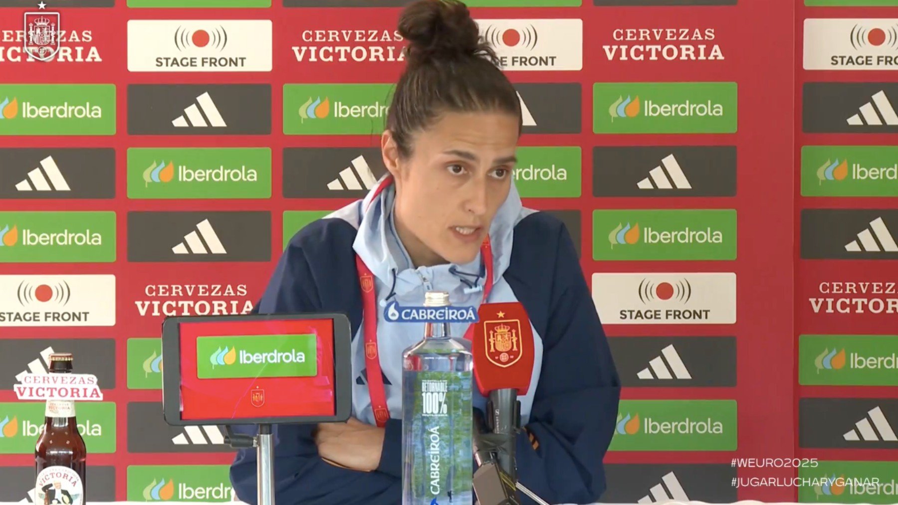 Montse Tomé, en rueda de prensa. (RFEF)