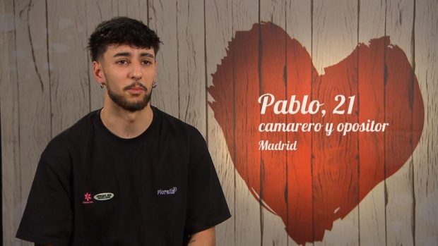 Pablo en 'First Dates'. (Mediaset)