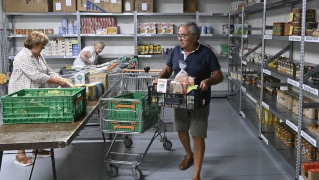 Los bancos de alimentos señalan un aumento de la pobreza y una bajada de donativos