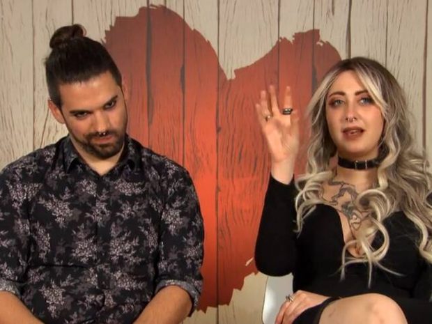 Sergio y Rocío en la decisión final de 'First Dates'. (Mediaset)