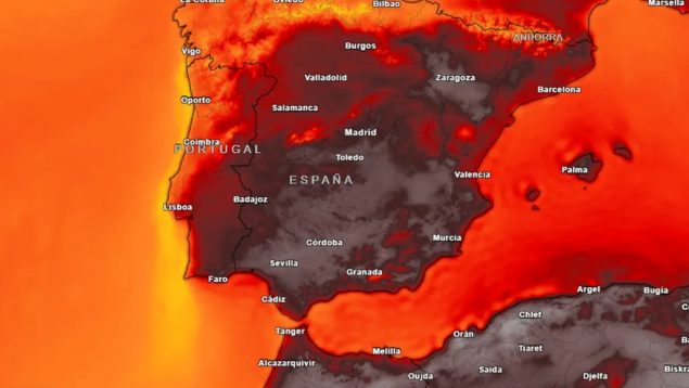 Calor en España.