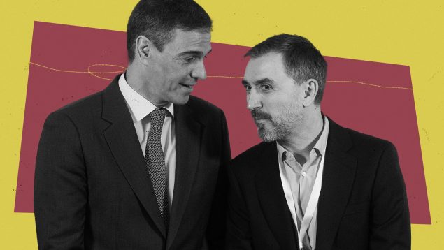 Pedro Sánchez e Ignacio Escolar.