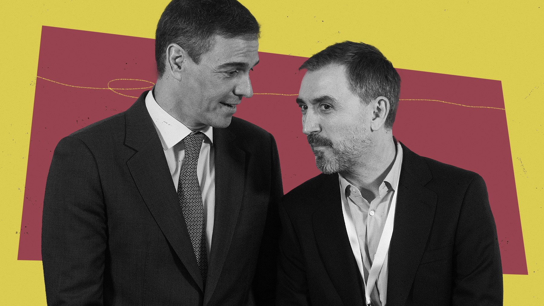 Pedro Sánchez e Ignacio Escolar.