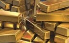 Lingotes de oro, cotización, materias primas, caída