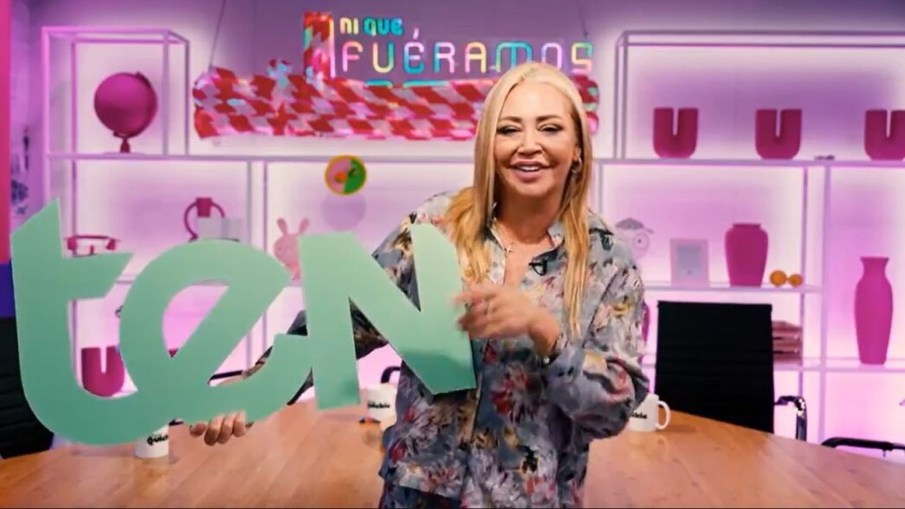 Belén Esteban, en ‘Ni quer fuéramos’, promociona TEN.