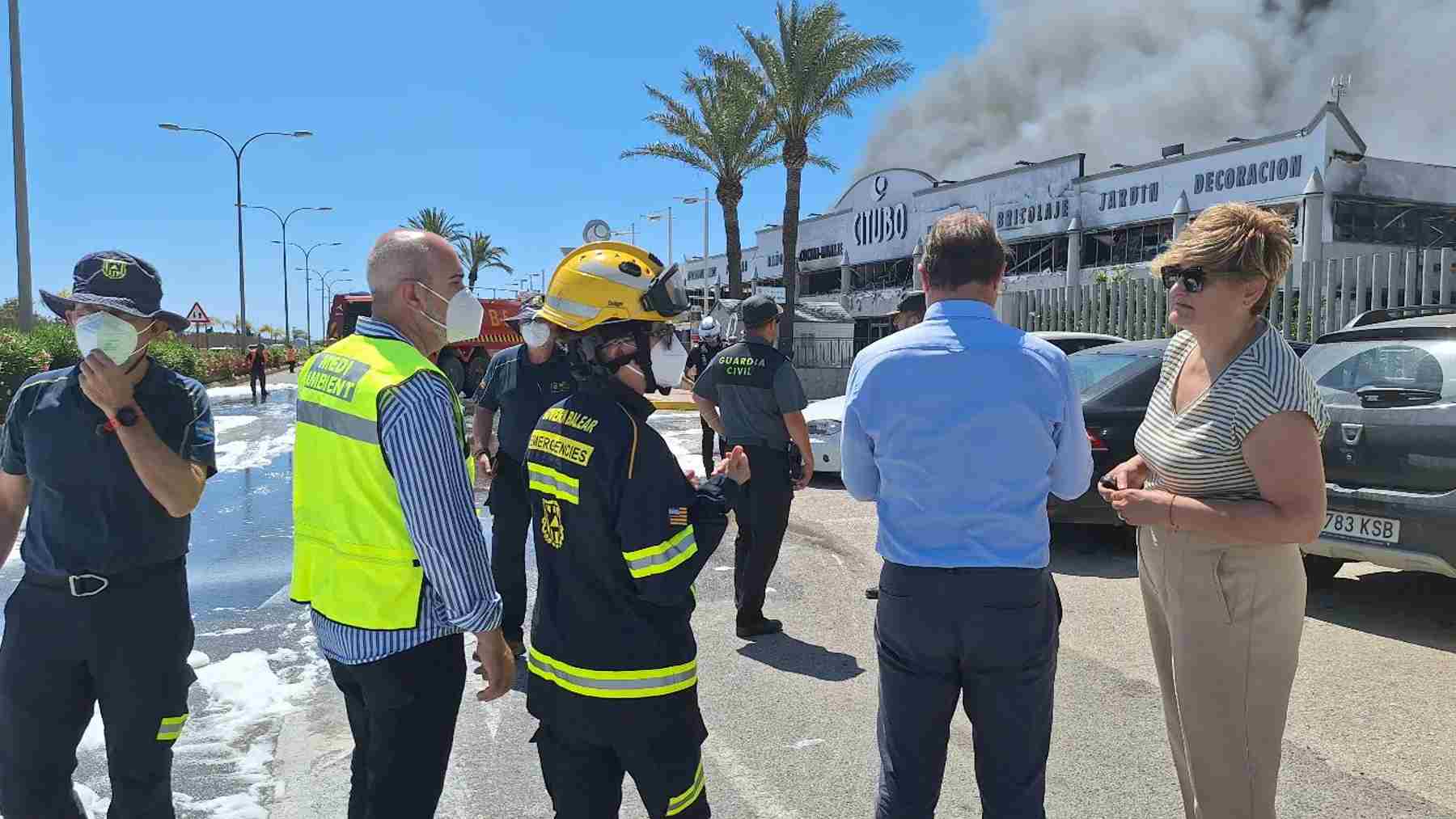 Incendio en la nave industrial de Citubo en Ibiza. AYTO. SANT JOSEP