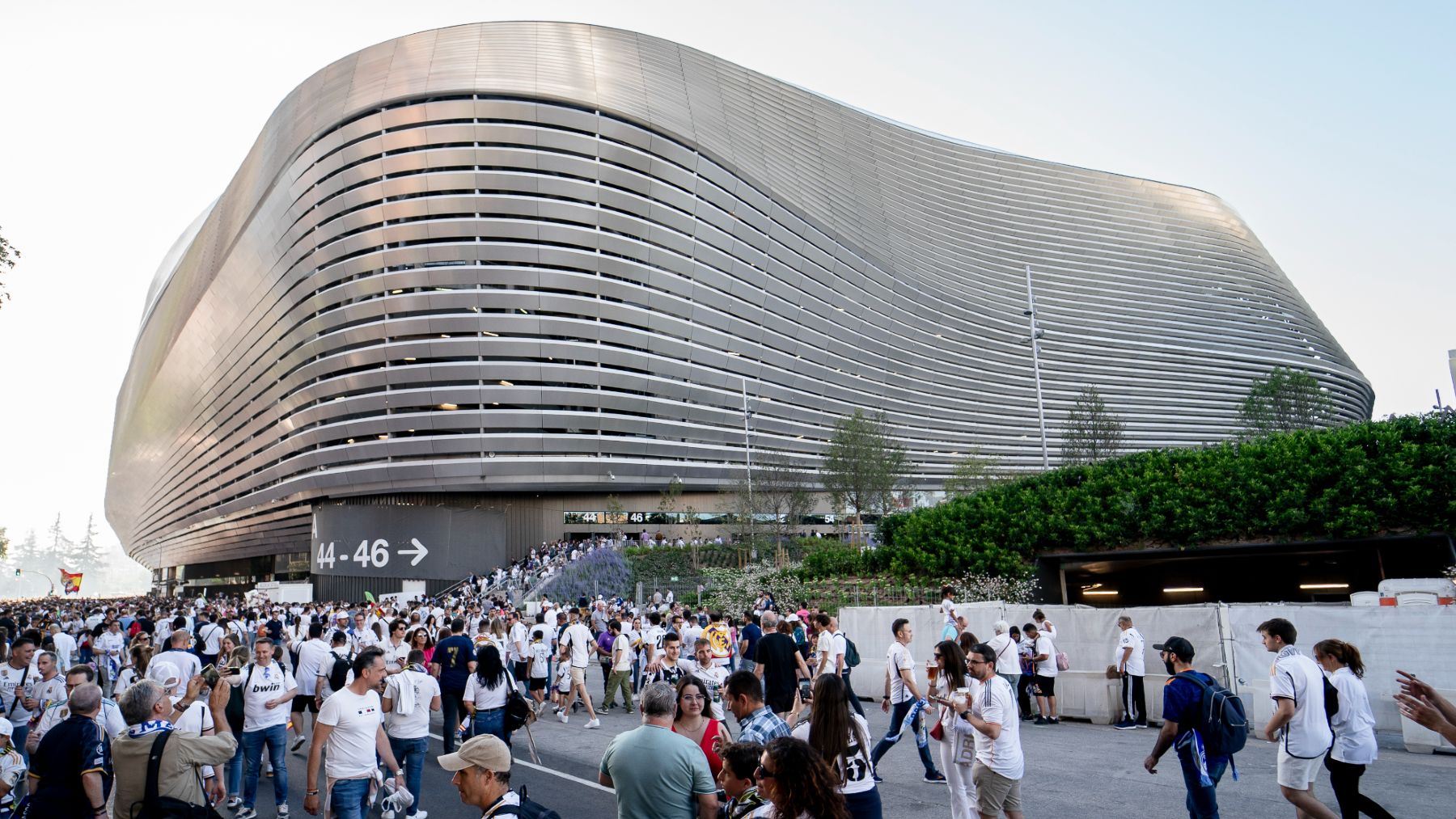 Estadio Santiago Bernabéu.