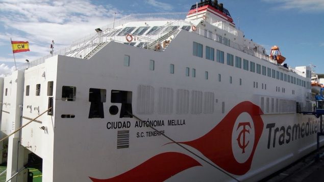 Trasmediterránea retira el nombre de ‘Ciudad de Melilla’ a un buque suyo para no ofender a Marruecos