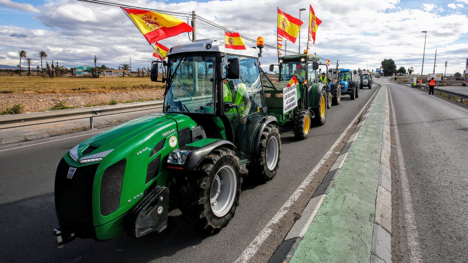 Manifestaciones de agricultores (Foto:EP).