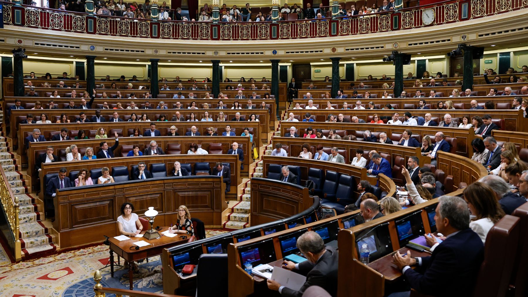 El Congreso tras votar la Ley de Amnistía. (EFE)