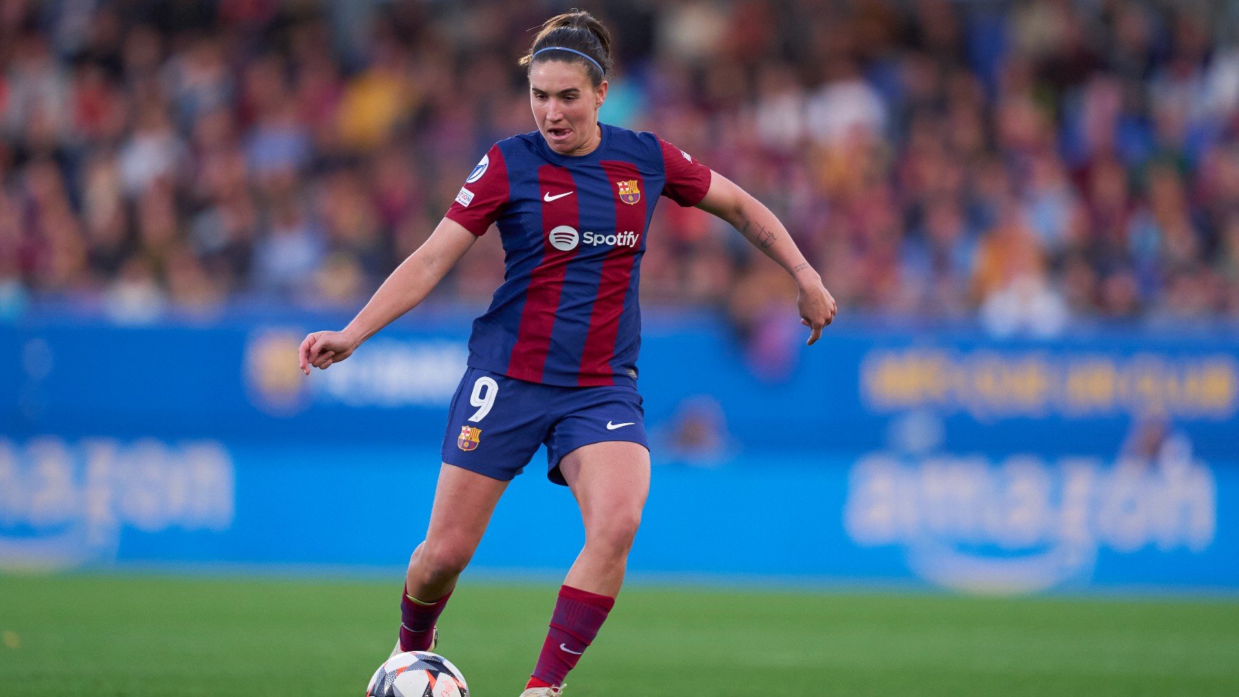 Mariona, en un partido del Barcelona. (Getty)