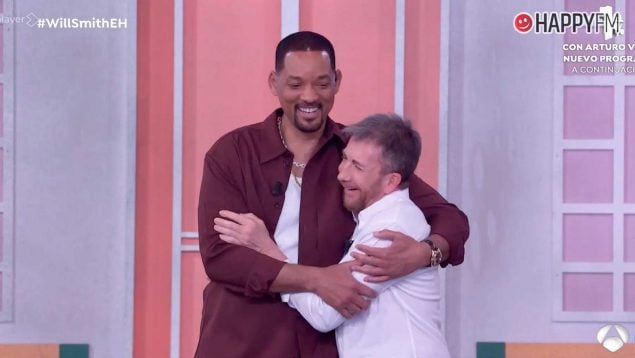 Pablo Motos y Will Smith en su último encuentro en El Hormiguero (Atresmedia).