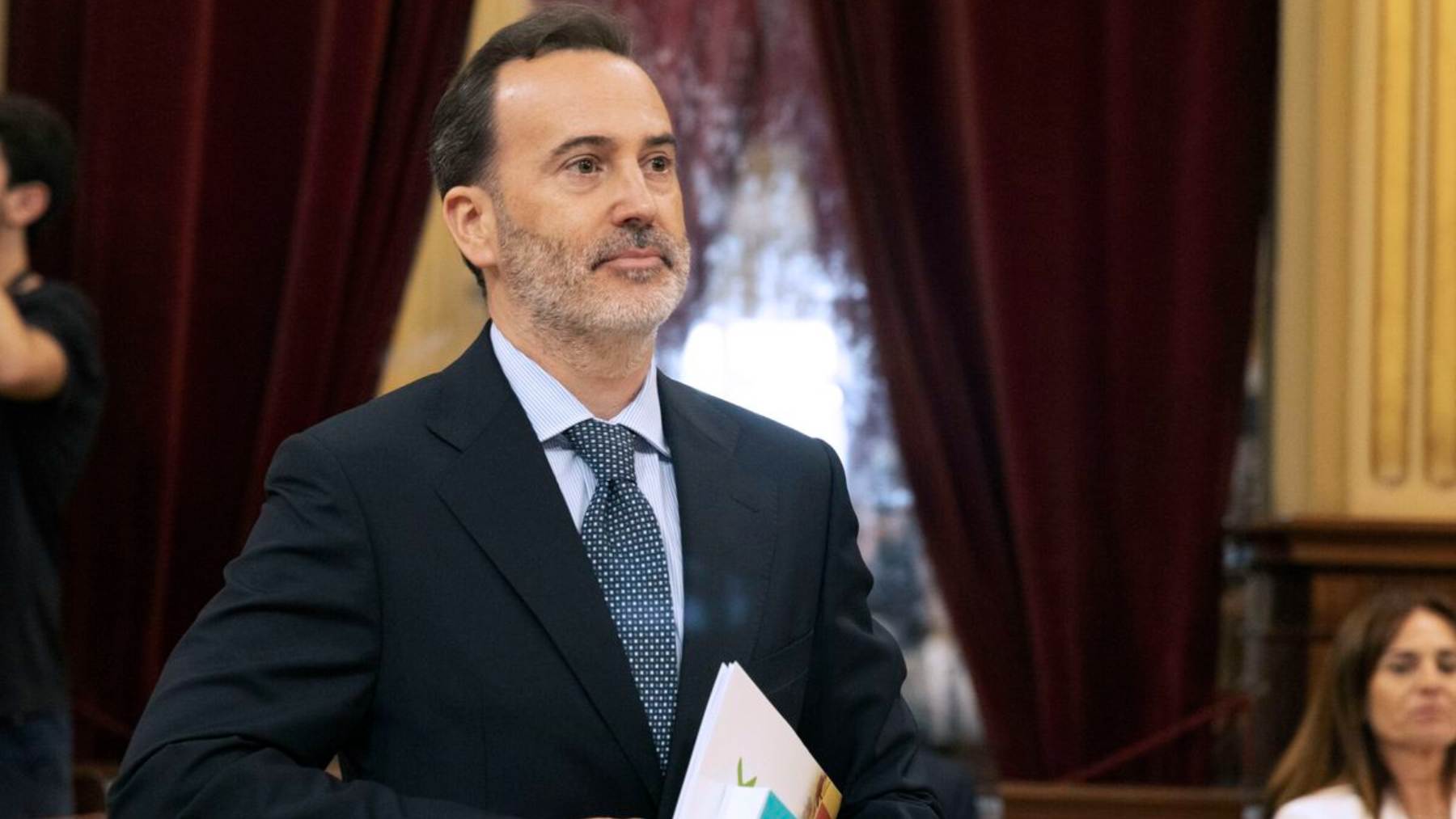 El presidente del Parlament balear de Vox, Gabriel Le Senne.