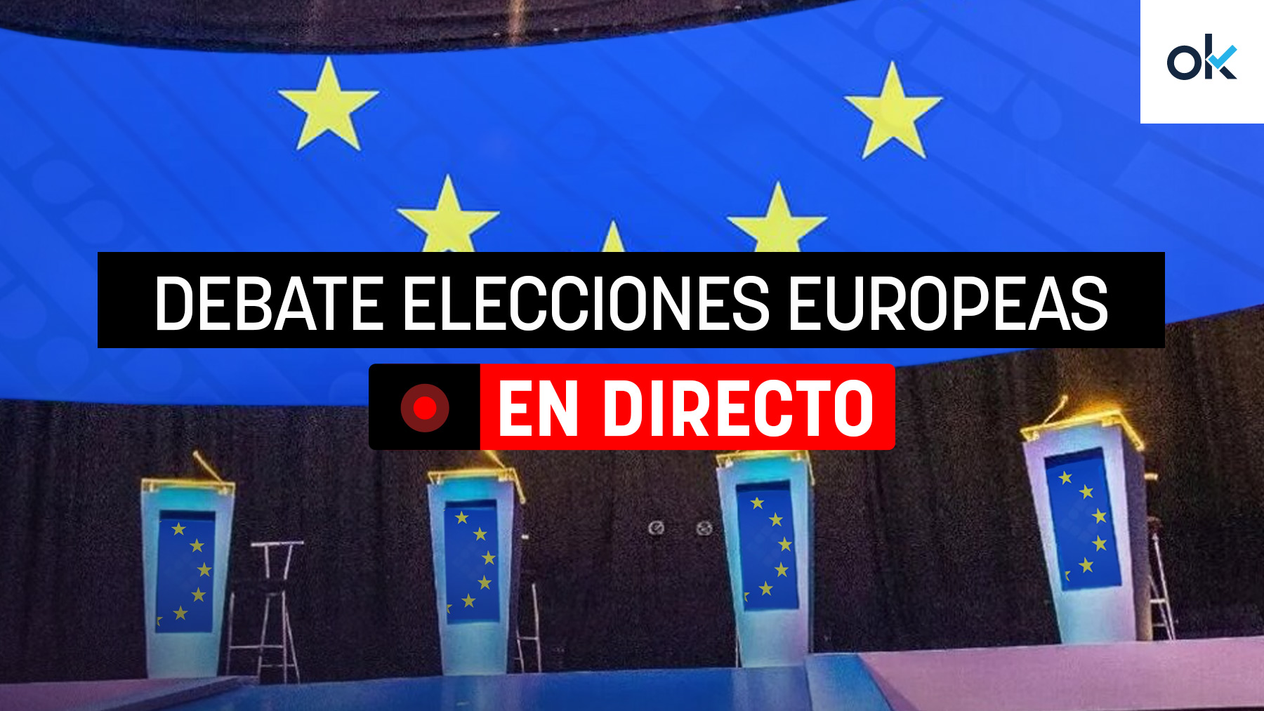 Sigue en directo el debate de las elecciones europeas