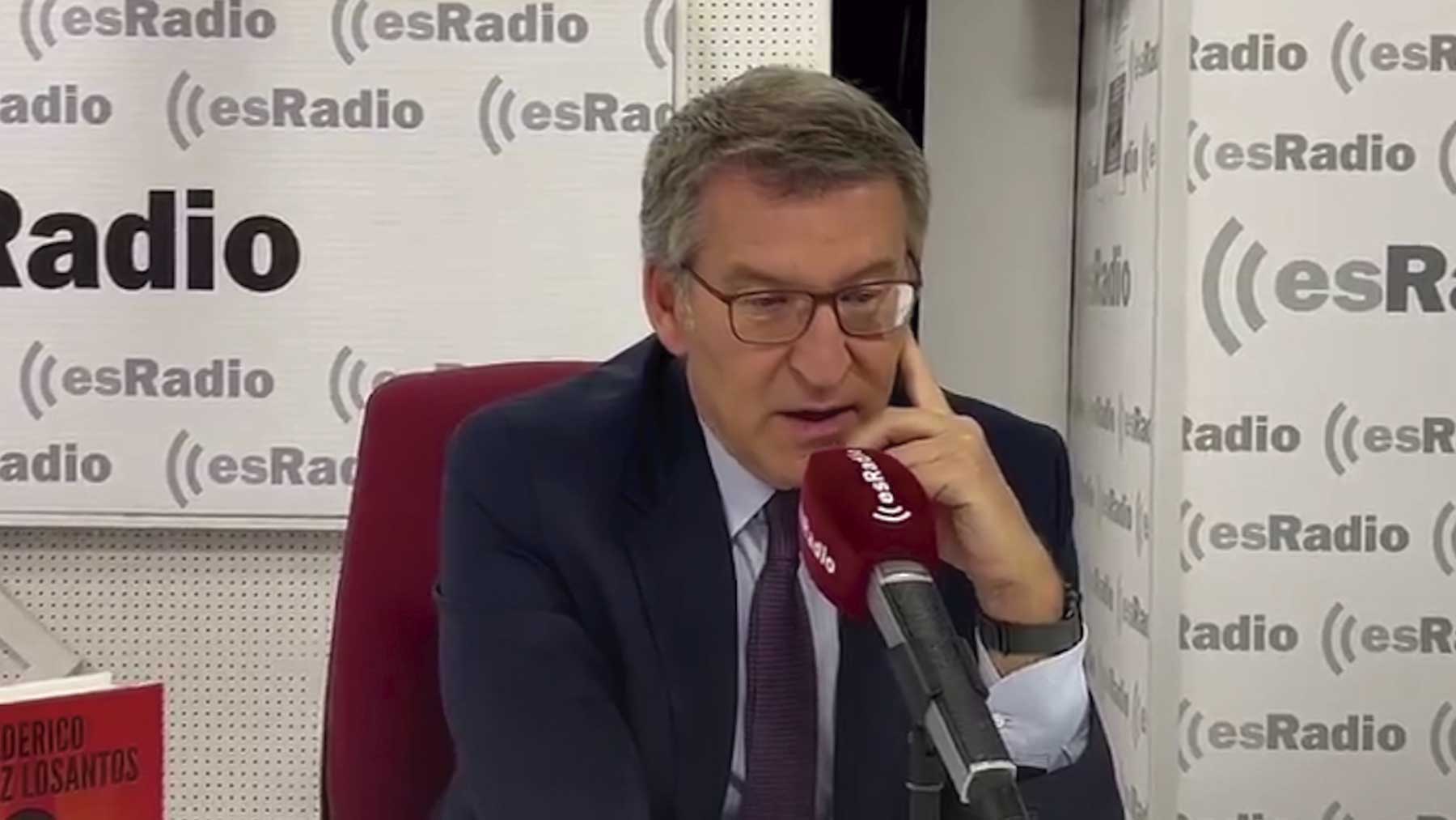 Alberto Núñez Feijóo en ‘esRadio’.