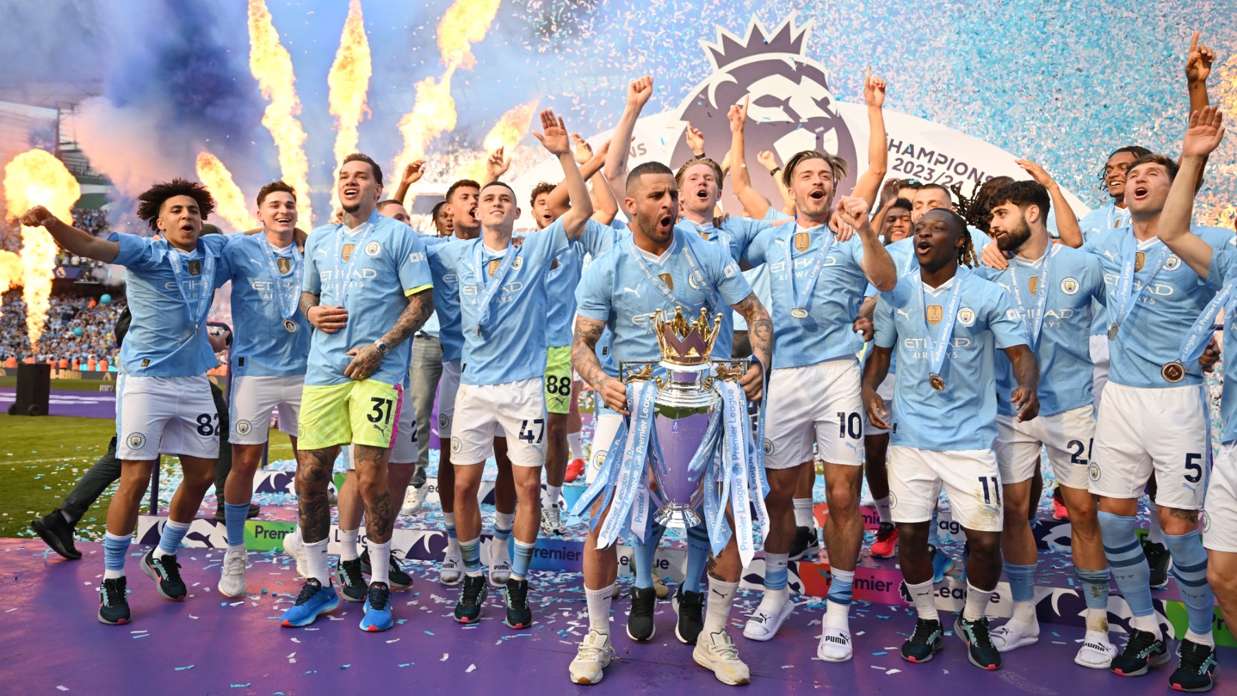 El Manchester City ganó la última Premier. (Getty)