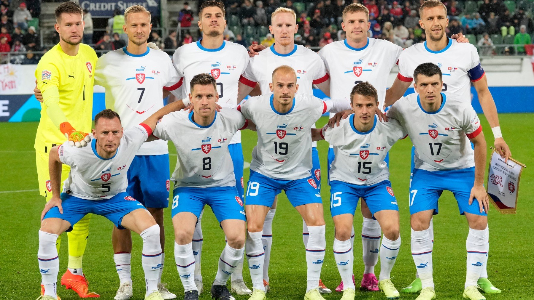 Los jugadores de la República Checa. (Foto: Getty)